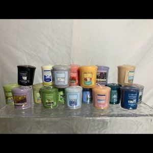 Yankee Candle Votives Lot NEW! 19 ,All Different!